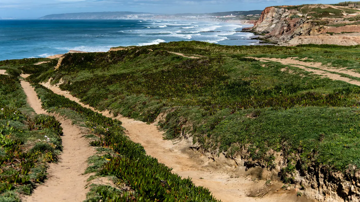Explore the breathtaking coastal pathways with stunning cliffside views and ocean waves.